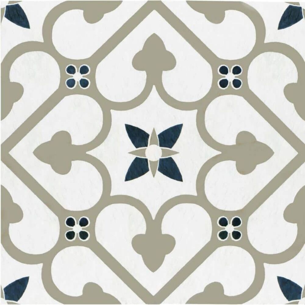 Retro 12" x 12" Self Adhesive Floor Tiles, 613 Clover, 20 Tiles/box